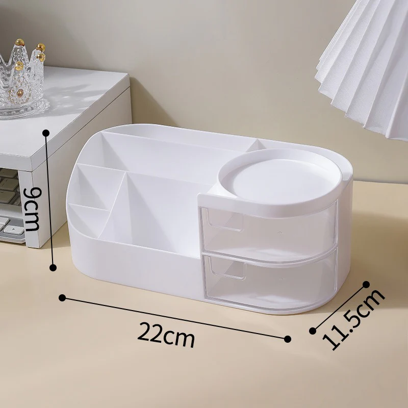 Multiple Compartments Cosmetic and Stationery Storage Box - Image 3