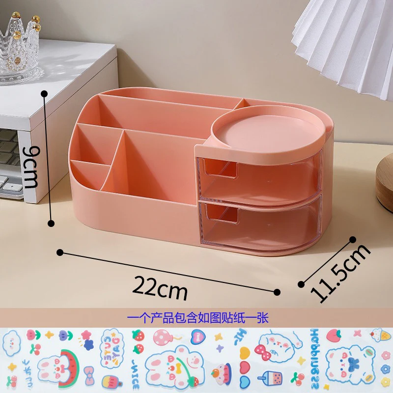 Multiple Compartments Cosmetic and Stationery Storage Box - Image 8