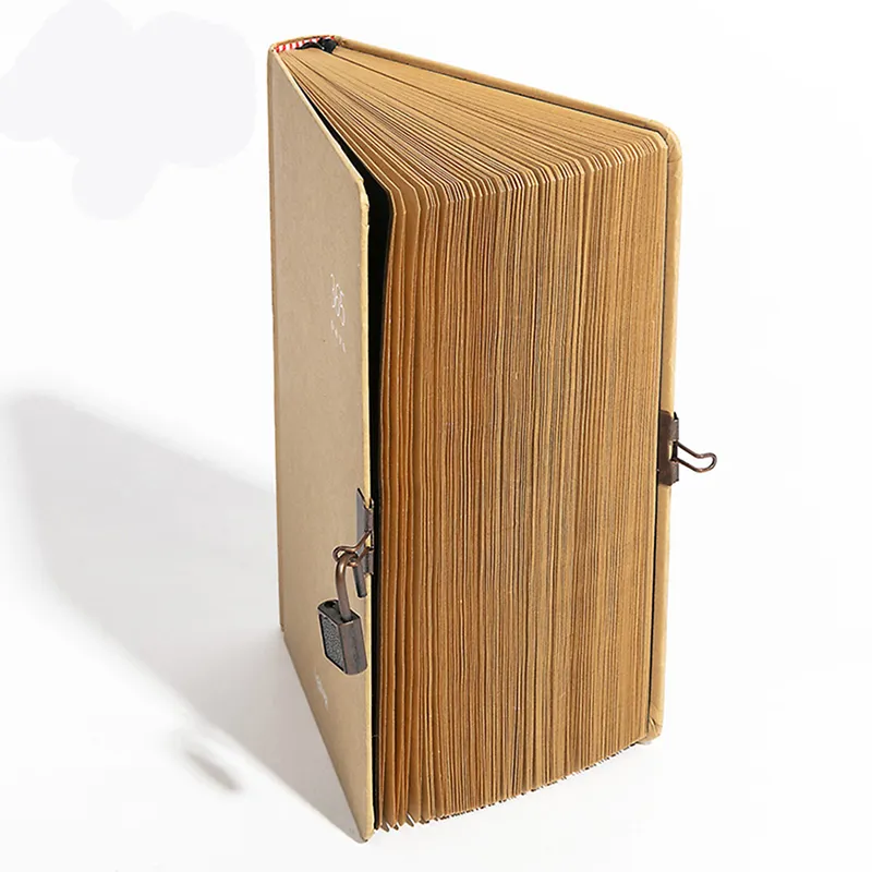 Retro 365 Plain Paged New Year Planner Journal With Lock - Image 11